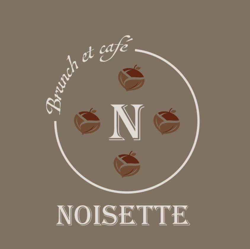 Logo du café Brunch et café Noisette, monogramme N entouré de noisettes
